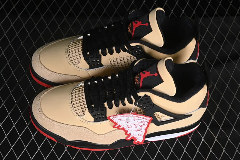 All categories Air Jordan Jordan series basketball shoes Air Jordan 4 OG version Air Jordan 4 Retro "Pizza" AJ4 Joe 4 Pizza Brown IH2094-200